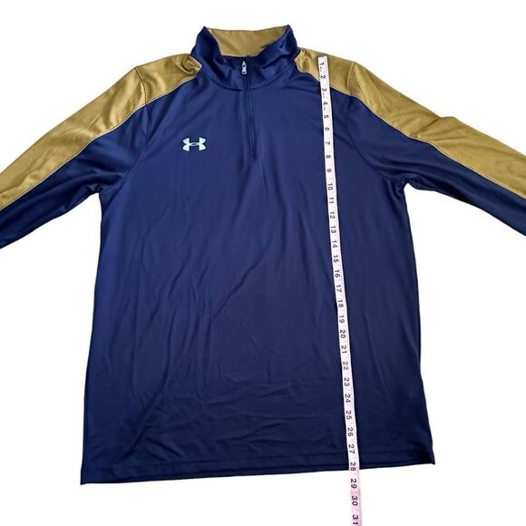 Under Armour ~ Mens lightweight long sleeve~ half zip pullover ~ size large - Picture 7 of 11